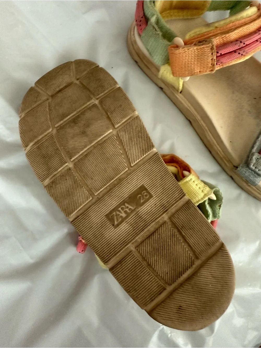 Kids Multi-Color Comfort Strap Sandals 10,5 SIZE
